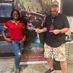 Moose talks with Jazz Johnson -Entertainment Director of Sandals Grenada