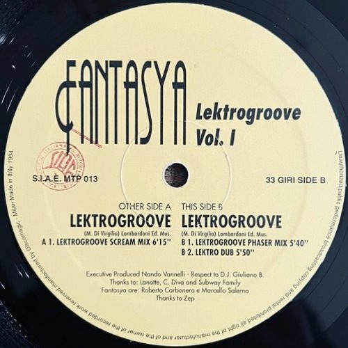 Fantasya - Lektrogroove (Lektrogroove Phaser Mix)