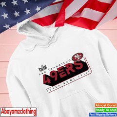 San Francisco 49ers Super Bowl LVIII football logo wordmask shirt