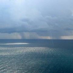 Relaxing Heavy Rain On Ocean