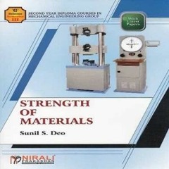 Nirali Prakashan Book For Strength Of Material Sunil S Deo -- Fix