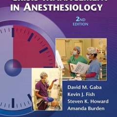 DOWNLOAD/PDF Crisis Management in Anesthesiology E-Book