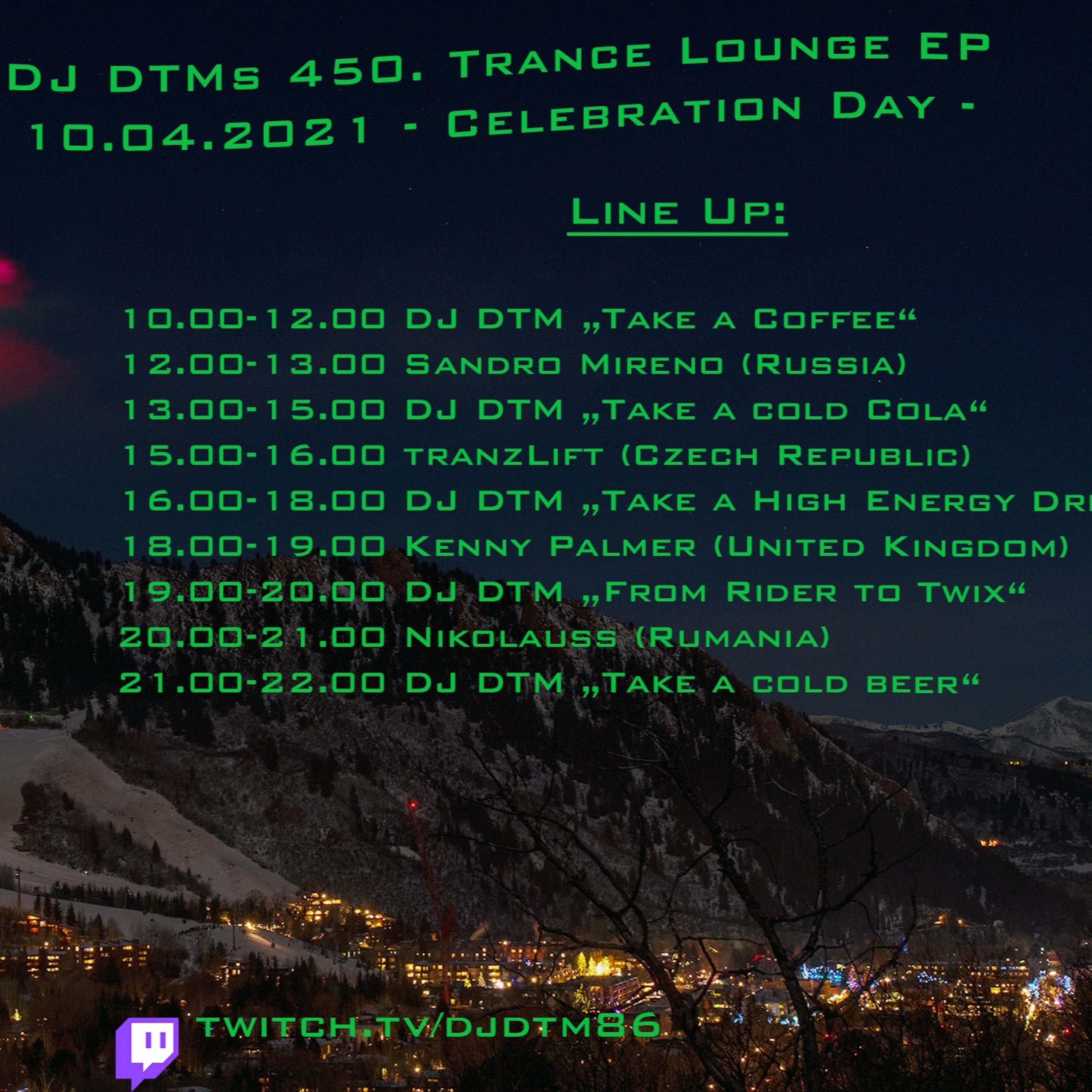 DJ DTMs 450. Trance Lounge EP - From Rider 2 Twix -