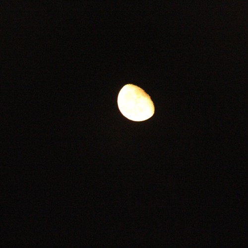 Snow on the moon