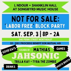Live @ NOT FOR SALE Block Party (September 2022)