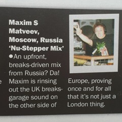 Steppin'Session @ Bedroom Bedlam MUZIK Magazine (April 2002)
