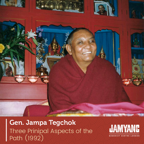 Three Prinicple aspects with Gen. Jampa Tegchok (1992)