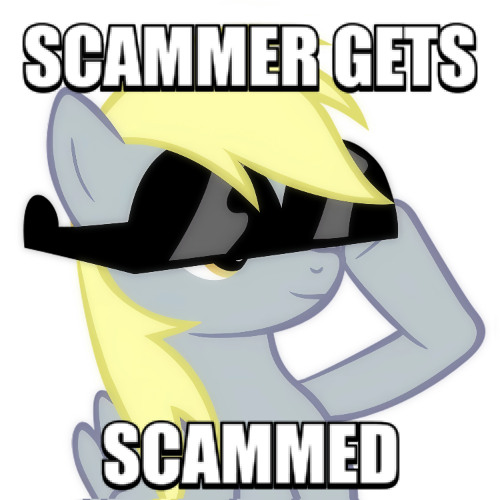 scammer gets scammed 😇