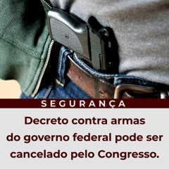 Decreto contra armas do governo federal pode ser cancelado pelo Congresso