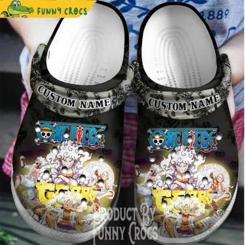 Personalized Monkey D. Luffy Gear 5 One Piece Crocs