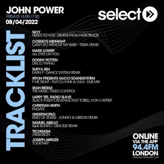 John Power - EP 97 - 08.04.22 - Select 94.4FM