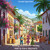 Artwork for Relaxing Warm Summer Morning Wake Up Alarm, July Fourth (Instrumental Energetic Samba Bossa Nova Brazilian Jazz Mellow Acoustic Guitar, Trumpet, Piano, Bass, Cowbell Version)