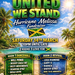 SCARCHA & BENJI LIVE @ HURRICANE MELISSA FUNDRAISER 2026