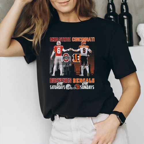 Stream Ohio State Buckeyes On Saturdays Cincinnati Bengals On Sundays T Shirt by Gpt12 Listen online for free on SoundCloud