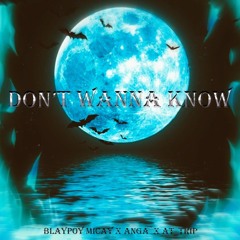 DON'T WANNA KNOW - Blaipoy Micay X Anga` X AT_Trip (prod: Icevzx)