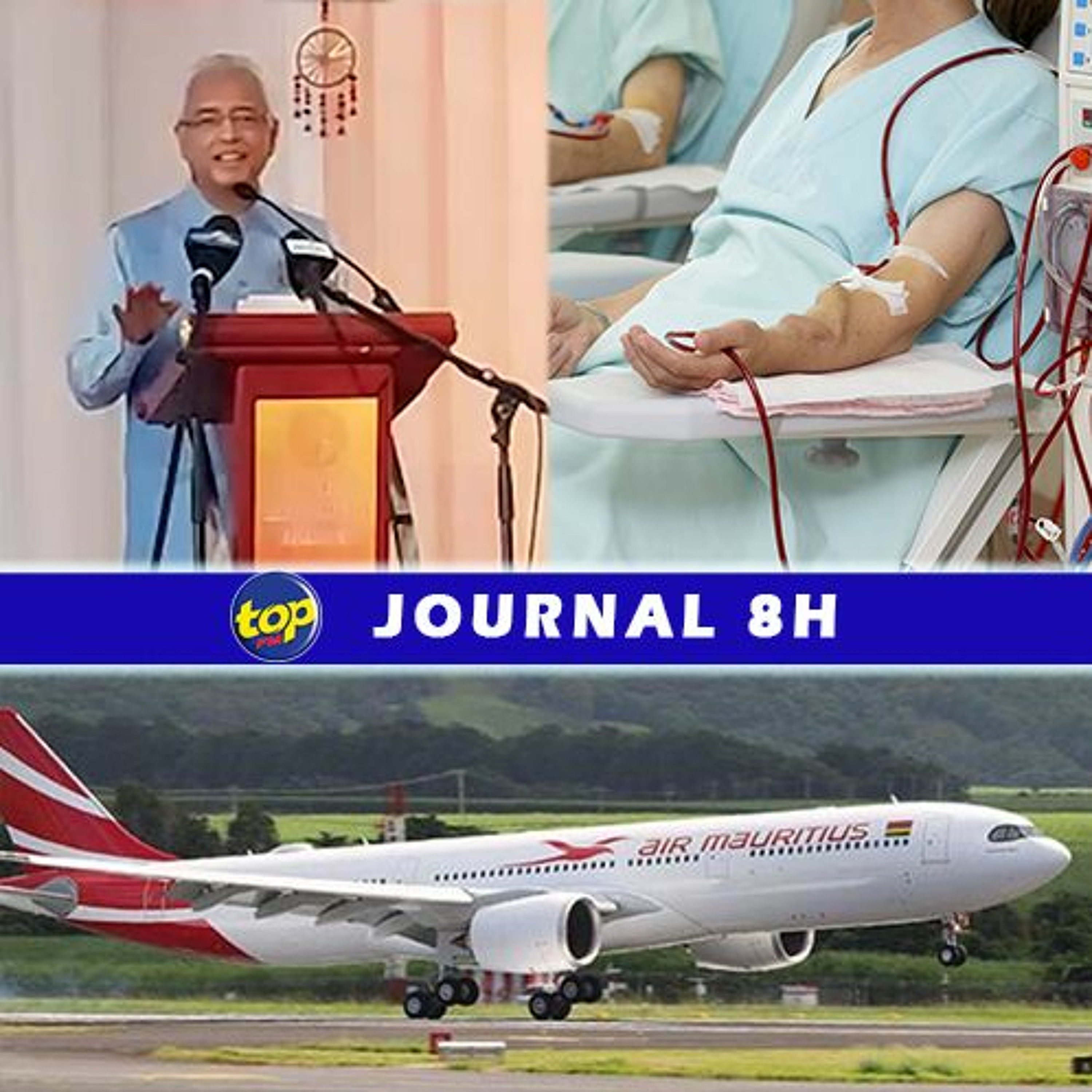 Le journal de 8H de ce mercredi 10 avril 2024
