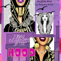 %+ Daughters Of Zion In Yhe Hood - Black Women Adult Coloring Book - Women With Hoodies And Hea