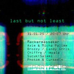 īmpala l Last but least 31.01.25 @ Spartacus