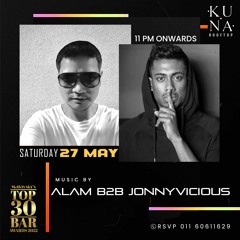 Alam & JonnyVicious (Back2Back) @ Kuna Rooftop, Kuala Lumpur, May2023