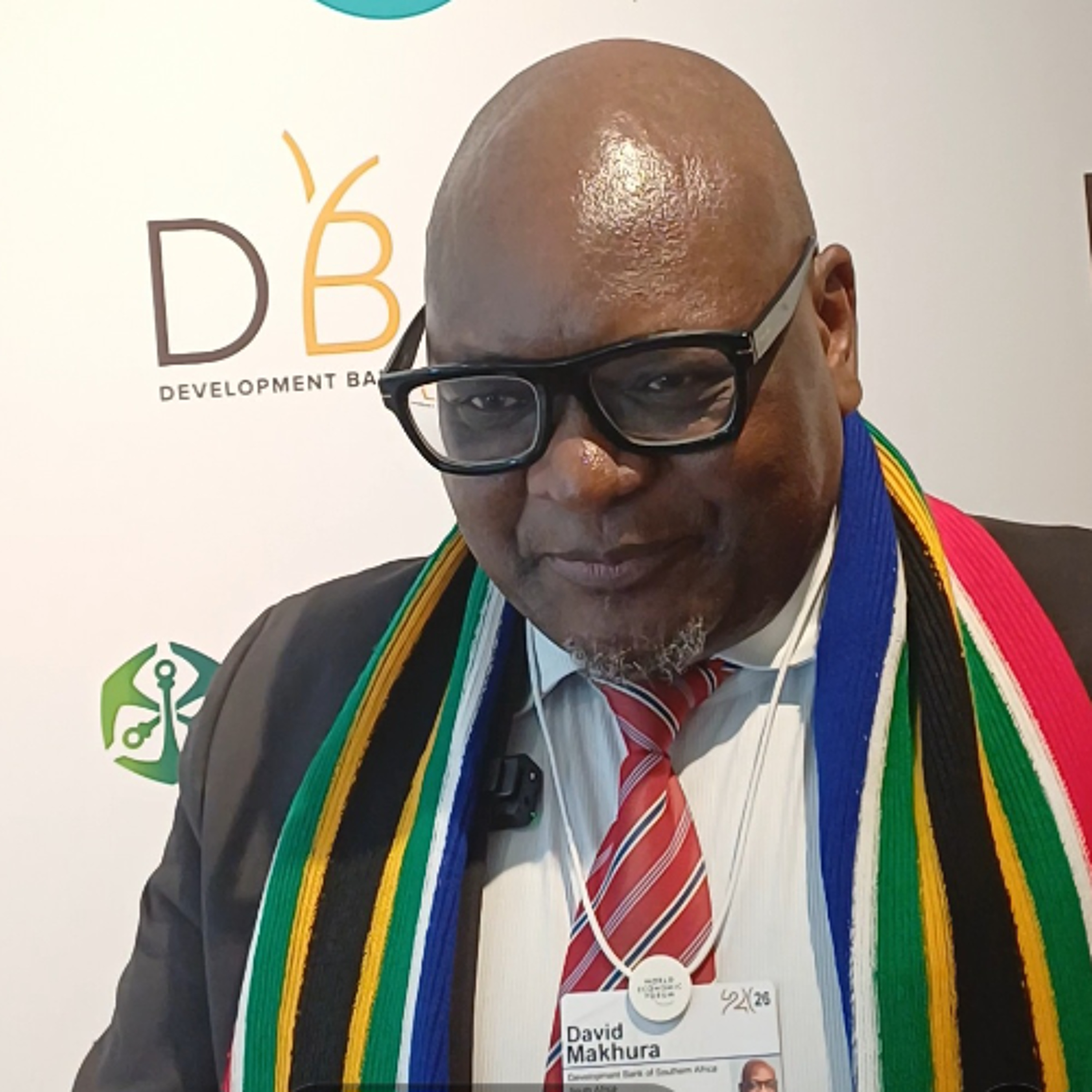David Makhura, Chair of DBSA speaks to Ubuntu Radio in Davos at the World Economic Forum