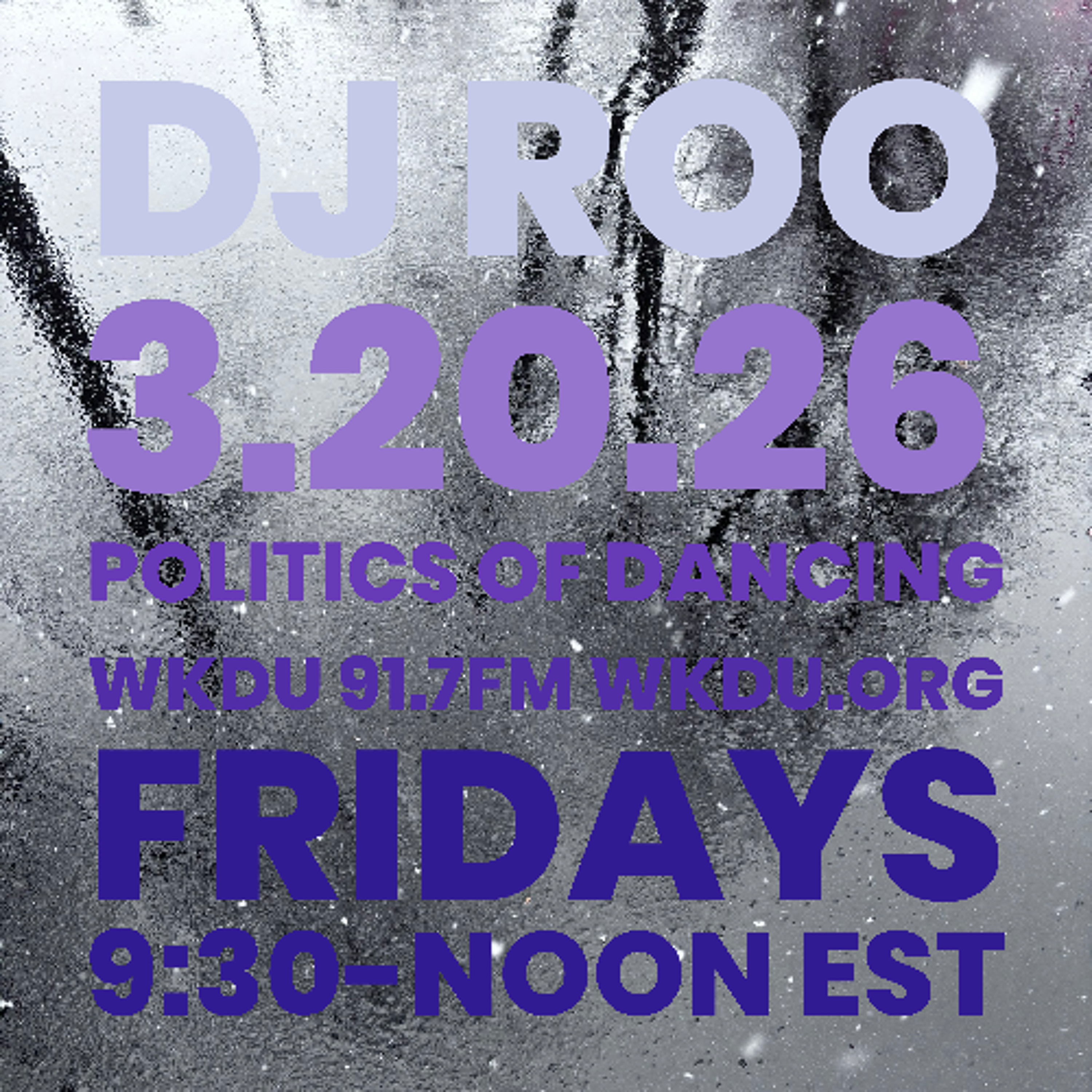 DJ ROO- Politics of Dancing  3.20.26