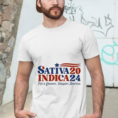 Strains 24 Sativa 20 Indica 24 For A Greener Happier America Shirt
