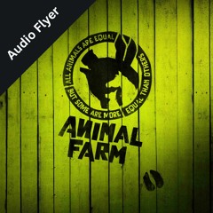 Animal Farm Audio Flyer
