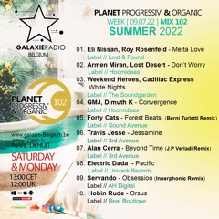 Marc Denuit // Planet Progressiv' & Organic  Podcast Mix 102 On Galaxie Radio Belgium