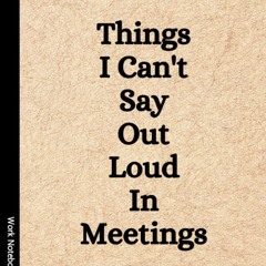 read work notebook: funny office notebook (6 x 9 blank lined paper) coworke