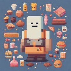 Pixelated Burger Dreams House