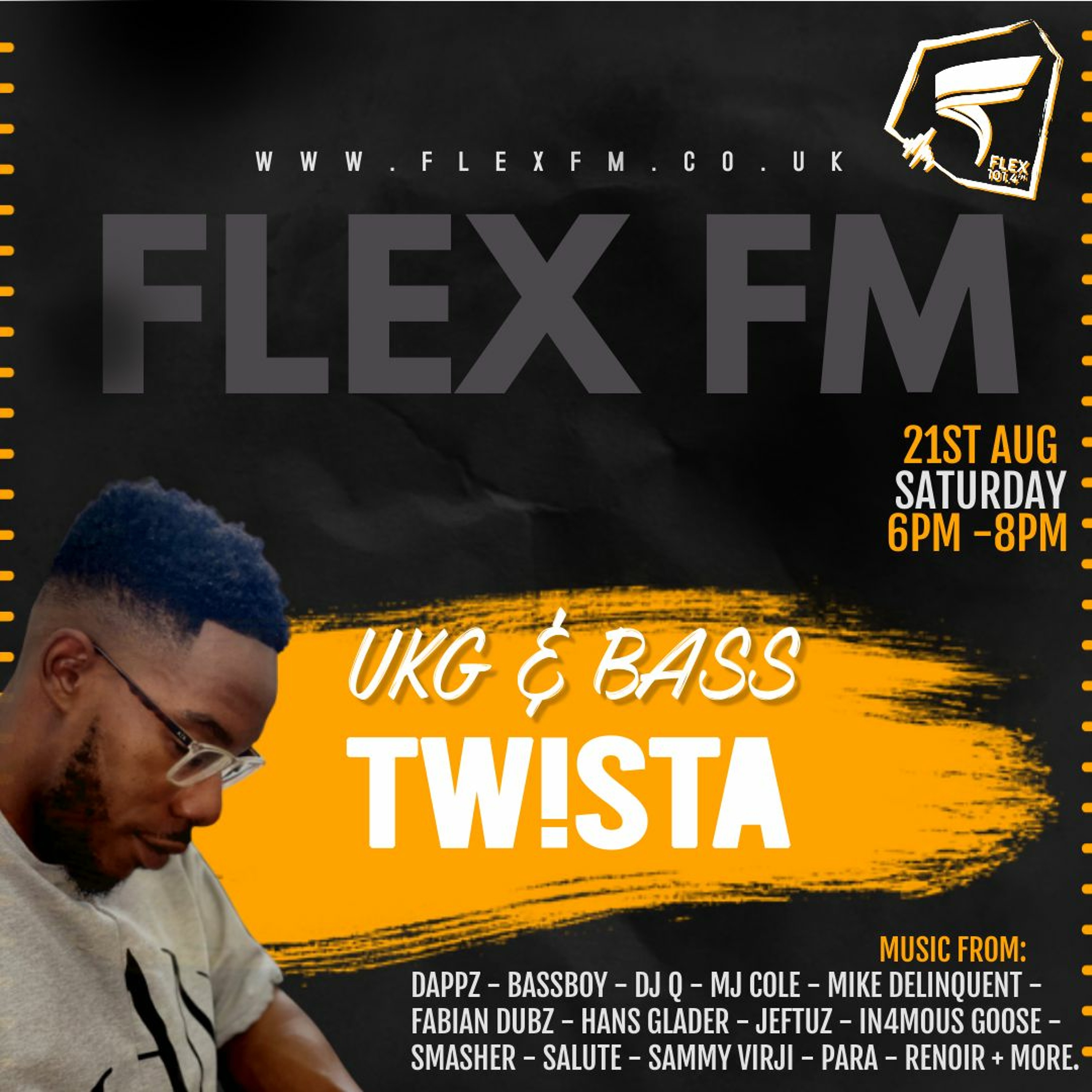 Tw!sta Live on Flex FM 21st Aug 2021 episode artwork