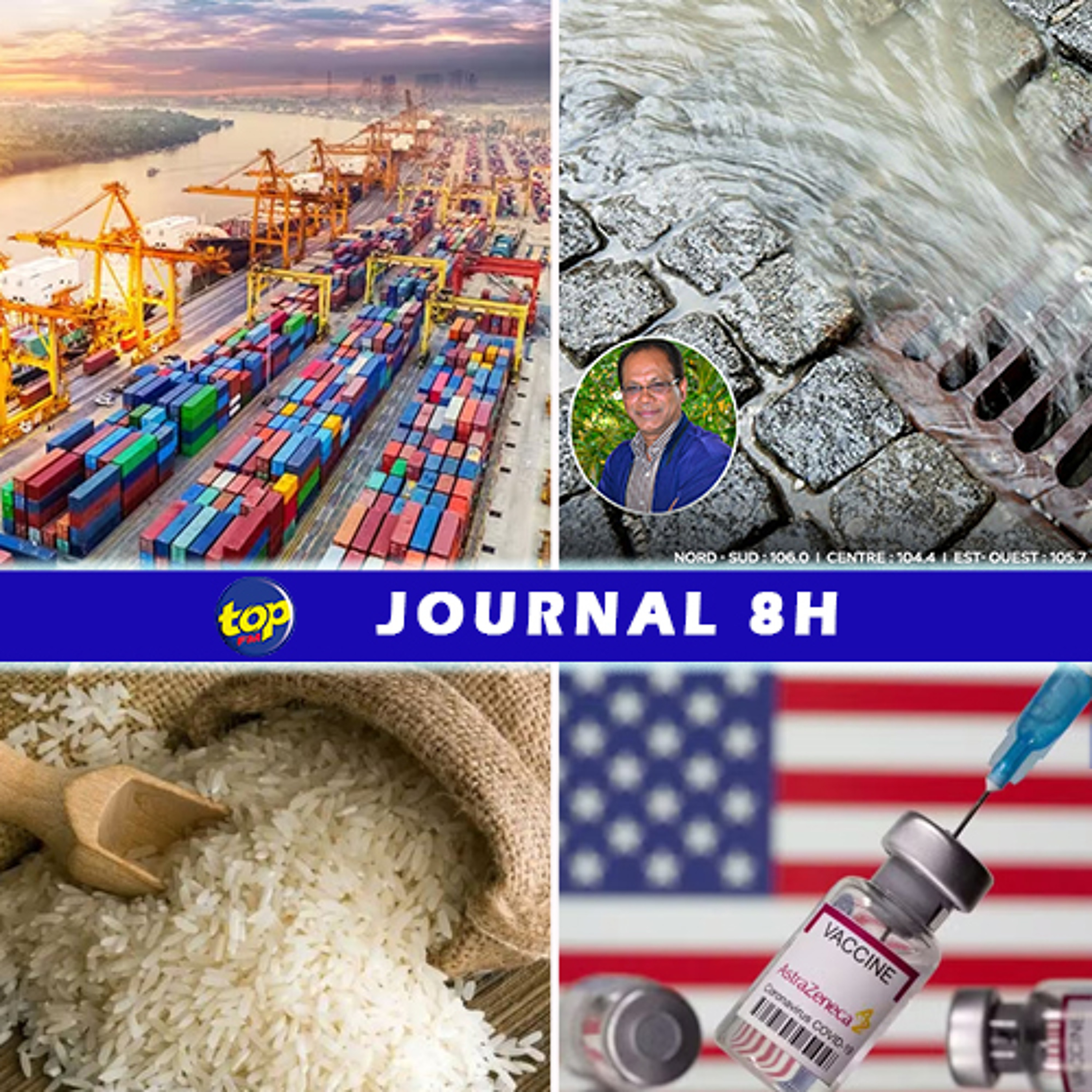 Le journal de 8H de ce mercredi 21 mai 2025