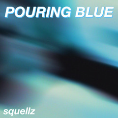 pouring blue