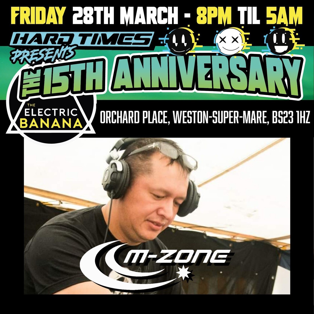 Stream M-Zone LIVE (2 hours) @ Hard Times 15th Anniversary