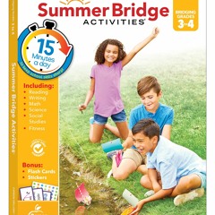 DOWNLOAD❤️eBook⚡️ Summer Bridge Activities 3-4 Grade Workbooks  Math  Reading Comprehension