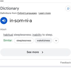 insomnia