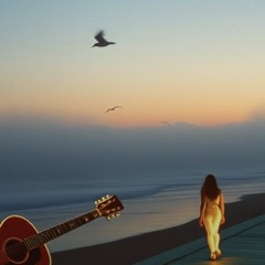 In the stream of light.