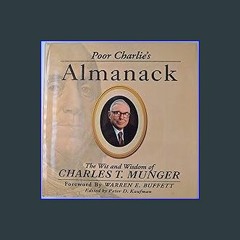 *DOWNLOAD$$ ⚡ Poor Charlie's Almanack: The Wit and Wisdom of Charles T. Munger (Abridged) ZIP
