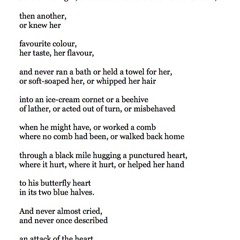 386 To His Lost Lover by Simon Armitage