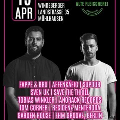 Gardenhouse @ We Love Techno 15.4.23 Alte Fleischerei Mühlhausen