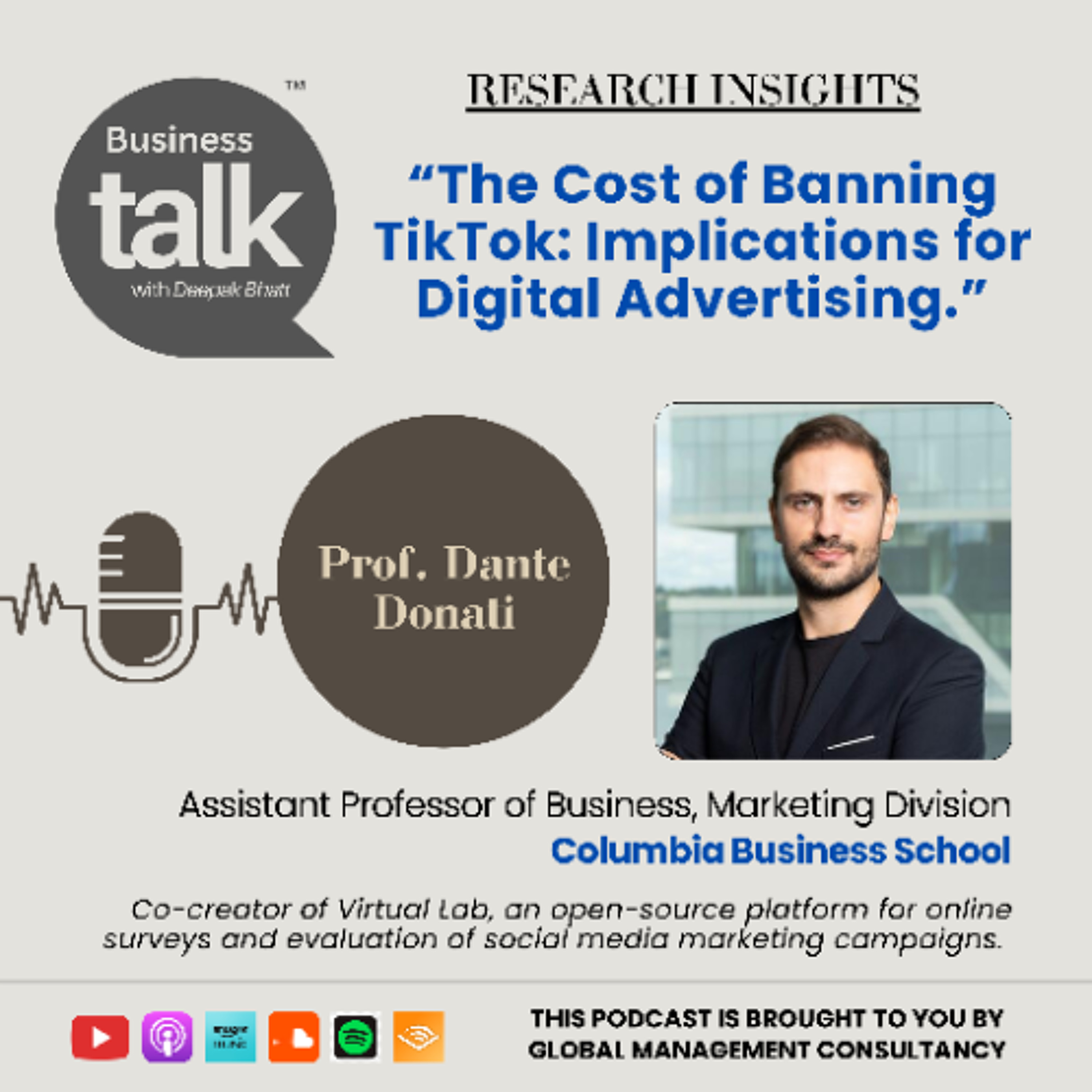 What Happens to Digital Ads If TikTok Gets Banned? Prof. Dante Donati Explains episode artwork