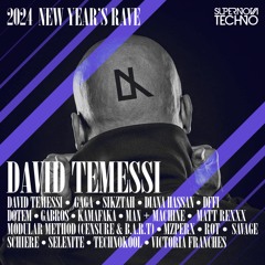 David Temessi @ Supernova Techno 2024 New Years Rave BOK Arena