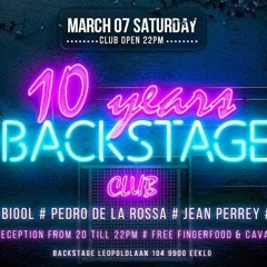 Jean Perrey @ 10 Years Backstage Club 070320