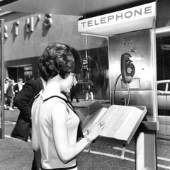 A 90s new man called Stan - In a 60s phone booth