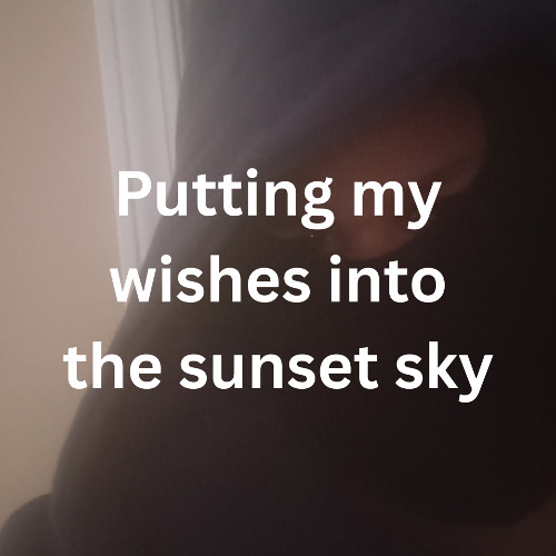 夕焼けの空に 願いを込めて