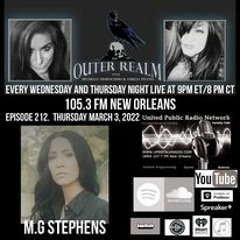 The Outer Realm Welcomes M.G. Stephens - March 3rd, 2022
