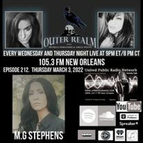 The Outer Realm Welcomes M.G. Stephens - March 3rd, 2022