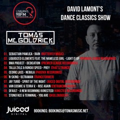 Tomas McGoldrick Guest Mix for David Lamont's Dance Classics on  Lisburn's 98 FM