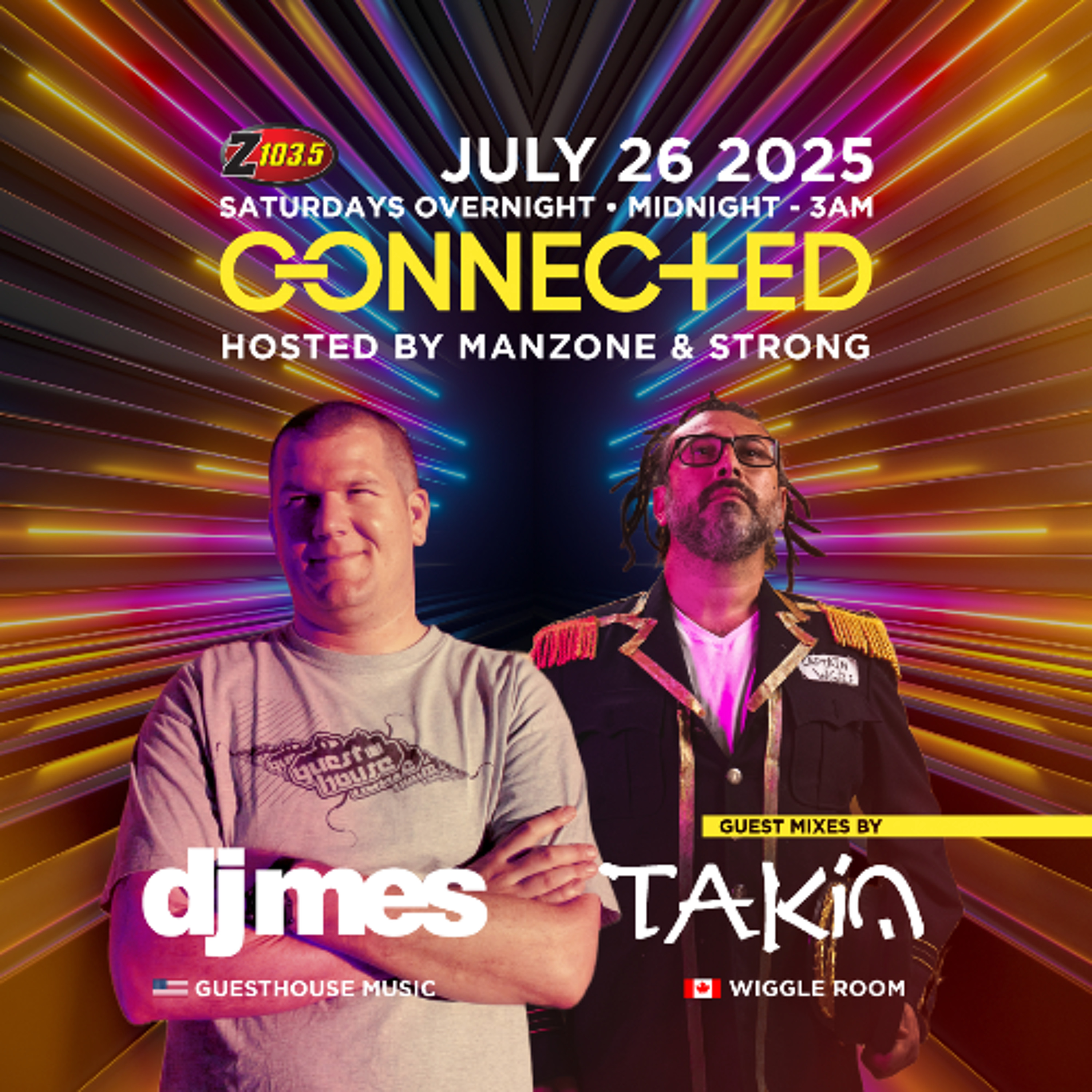 Connected Radio 133 (DJ Mes & Takin Guest Mix) episode artwork
