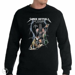 James Hetfield 45 Years 1978 – 2023 T-Shirt